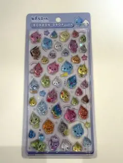 【正規品】ボンボンドロップシール しずくちゃん　しずくの森のなかまたち