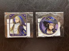 進撃の巨人 アクリルキーホルダー　エルヴィン　ハンジ　星空の魔法使い　まるくじ