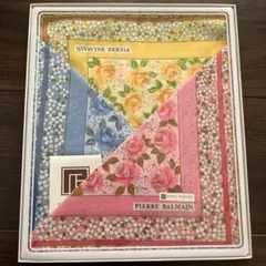 pierre balmain ピエールバルマン　　花柄ハンカチ 3枚