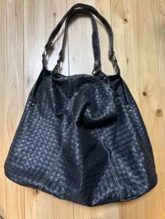 美品✨WAKO銀座 レザー キルティング トートバッグ ブラック 