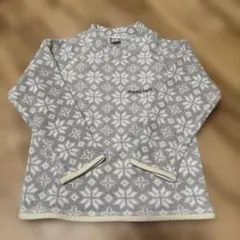 mont-bell 雪の結晶柄 フリースジャケット 100