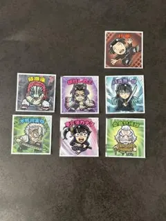 鬼滅の刃 鬼滅の刃マンチョコ 無限城編 ビックリマンシール ７枚セット