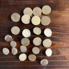INGEBORG ロゴ入り ゴールドカラー ボタン 20個セット