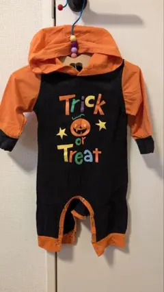 Trick or Treat フード付きロンパース