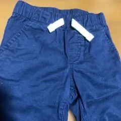 ネイビー ゴム入り ジョガーパンツ