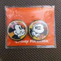 Disney ミッキーマウス ミニーマウス ピンバッジセット