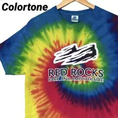 Colortone レッドロックス アンフィシアター タイダイ柄 Tシャツ 古着のサムネイル