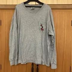 Disney ミッキーマウス バスケットボール刺繍 長袖カットソー ロンTシャツのサムネイル