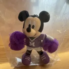 Cheer Together ミッキー　紫　ぬいぐるみチャーム　ディズニー