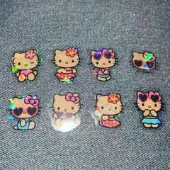 サンリオ　ハローキティ　日焼け　シール　ステッカー　おすそ分け　8枚