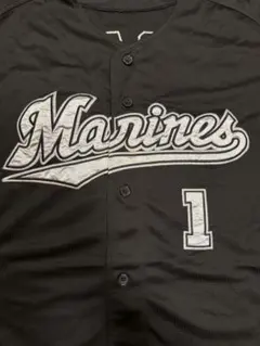 千葉ロッテマリーンズ 小坂誠選手 サイン入り ユニフォーム 背番号1 千葉ロッテマリーンズ 小坂誠選手 サイン入り ユニフォーム 背