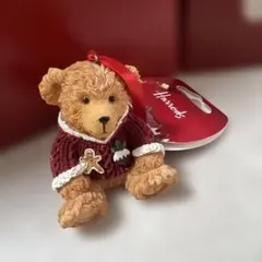 Harrods 2009 テディベア クリスマスオーナメント　セーター