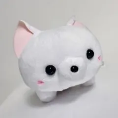 白い豚と猫のミックスぬいぐるみ