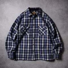 90s~ ST. JOHN'S BAY オンブレチェックシャツ ヘビーネルシャツ