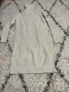 UNIQLO ニットワンピース Mサイズ アイボリー