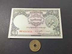 未使用　ビルマ(現ミャンマー)　1948年　独立初紙幣　1ルピー　P-34 2026年最新】ミャンマー 硬貨の人気アイテム - メルカリ