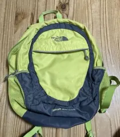 ノースフェイス　スモールデイパック　リュック　バックパック キッズ　黄緑