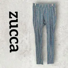 zucca 総柄 レギンスパンツ 幾何学模様 (F) グリーン パープル等のサムネイル