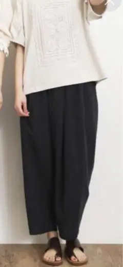 コクーン ワイドパンツ
