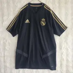 アディダス レアルマドリード ユニフォーム S 黒 金 半袖 サッカー