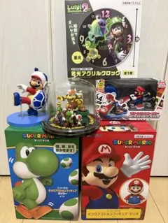 新品未開封】スーパーマリオ 3D フィギュア ヨッシー クリボー 5点