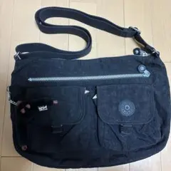 Kipling キプリング アルカン 黒 ショルダーバッグ
