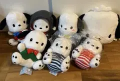 ポチャッコ　ぬいぐるみセット（6体）＋フェイスクッション