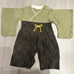 袴ロンパース　男の子　80cm