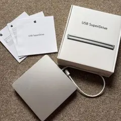 Apple USB SuperDrive 本体 箱付き 説明書付きのサムネイル