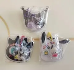 サンリオ　パッケージチャーム　クロミ　バツマル　ポチャッコ