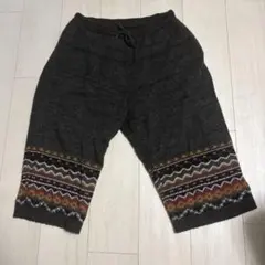 glamb エスニック柄ウール混紡ショートパンツ Lサイズ グレーのサムネイル
