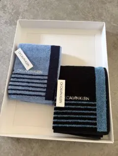 CK CALVIN KLEIN ハンカチ 2枚セットギフト　プレゼント箱付き可能のサムネイル