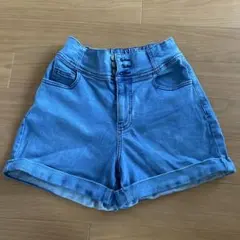 GU デニムショートパンツ　キッズL
