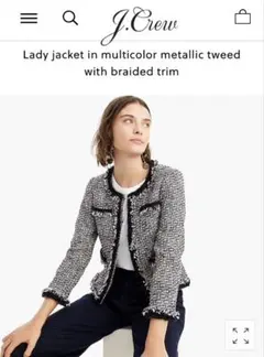 J.Crew ツイードジャケット USサイズ00のサムネイル