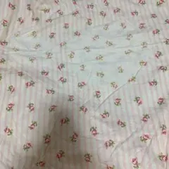 ローラアシュレイ　色落ちあり ボックスシーツ　 シングル　綿100% ジャンク