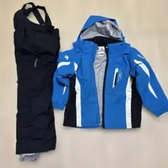 デサント DESCENTE スキーウェア 上下セット 中古　サイズＬ DESCENTE スキーウェア キッズ スノーウェア ジュニア デサント