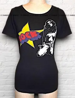 90s HYSTERIC GLAMOUR VINTAGE 半袖Tシャツ 黒