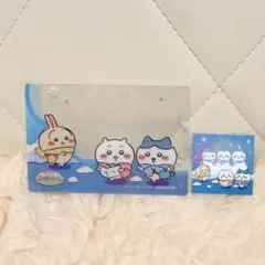 ちいかわ 雪まつり クリアカード ステッカー セット