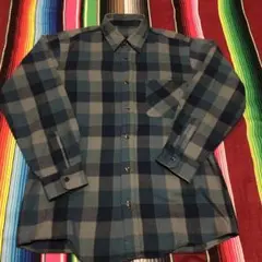 90's 古着　ネルシャツ