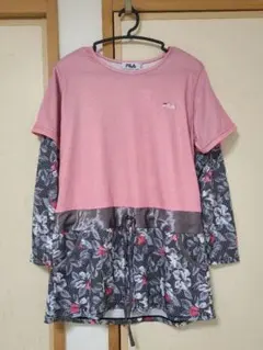 【新品】FILA 切り替え 花柄 トレーニング チュニックのサムネイル
