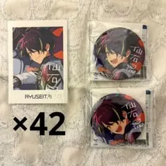 あんスタ 仙石忍 TRIP ぱしゃっつ 42枚 缶バッジ2個セット