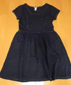 デニム風 Tシャツ ワンピース