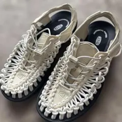 KEEN UNEEK ユニーク 25cm ホワイト ブラック