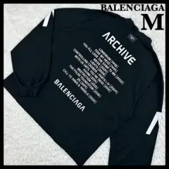 5587【美品】バレンシアガ 両面プリントロンＴ 24SS アーカイブシリーズのサムネイル
