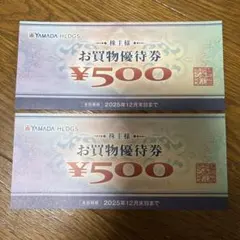 YAMADA HLDGS. お買物優待券 ¥1000円分