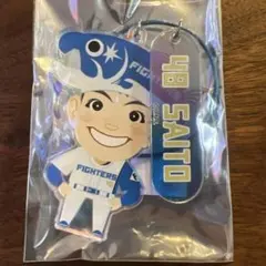北海道日本ハムファイターズ齋藤友貴哉＃48ガチャ 2連オーロラキーリング