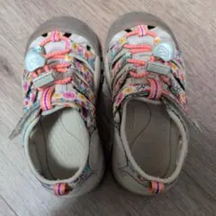 KEEN 花柄 サンダル　17cm