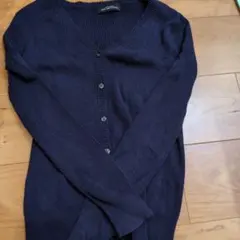 GREEN LABEL RELAXING ネイビー カーディガン