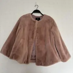 ファーコート ピンク