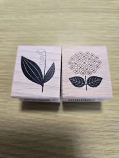 木製スタンプ2個セット